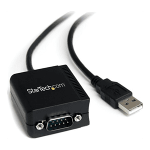 StarTech.com Cable Adaptador 1,8m USB a 1 Puerto Serie Serial RS232 DB9 FTDI Aislamiento Óptico