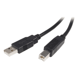 StarTech.com Cable USB de 3m para Impresora - 1x USB A Macho - 1x USB B Macho - Adaptador Negro