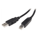 StarTech.com Cable USB de 50cm para Impresora - 1x USB A Macho - 1x USB B Macho - Adaptador Negro