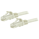 StarTech.com Cable de Red Gigabit Ethernet 15m UTP Patch Cat6 Cat 6 RJ45 Snagless Sin Enganches - Blanco