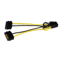 StarTech.com Alimentación SATA a Conector 8 Pines PCI Express PCIe 15cm - Cable