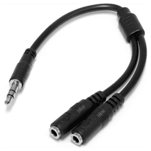 StarTech.com Adaptador Divisor de Auriculares Mini-Jack 3,5mm 3 pines Macho a 2x Mini-Jack 3 pines Hembra