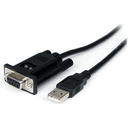 StarTech.com Cable Adaptador de 1 Puerto USB a Módem Nulo Null DB9 RS232 Serie DCE con FTDI