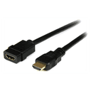 StarTech.com Cable de 2m Extensor HDMI - Cable HDMI Macho a Hembra - Cable Alargador HDMI 4K - Cable HDMI con Ethernet UHD 4K 30