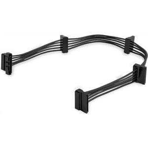 StarTech.com Cable Adaptador Bifurcador Divisor Splitter de Alimentación SATA de 40cm - 4x Receptáculos Hembra SATA