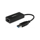 StarTech.com NIC USB 3.0 a 1 Gigabit Ethernet 1Gbps RJ45 USBA Negro - Adaptador