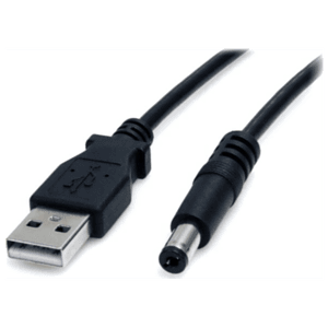 StarTech.com Adaptador 2m USB A Macho a Conector Coaxial Barrel Alimentación Corriente Tipo M 5,5mm 5V DC - Cable