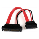 StarTech.com Adaptador Cable SATA 15cm Slimline Línea Delgada a SATA con Alimentación Corriente - Hembra a Macho