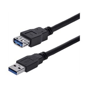 StarTech.com Cable 1m Extensión Alargador USB 3.0 SuperSpeed - Macho a Hembra USB A - Extensor - Negro