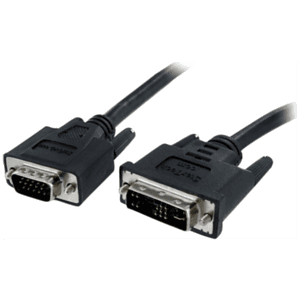 StarTech.com Cable de 2m de DVI-A a VGA Macho a Macho - Analógico Análogo Adaptador de Monitor Pantalla