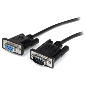 StarTech.com Cable 3m Extensión Directo Straight Through Serie Serial RS232 Vídeo EGA DB9 Macho a Hembra