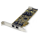 StarTech.com Tarjeta Adaptador de Red PoE/PSE PCI Express PCIe Gigabit Ethernet con 2 Puertos RJ45