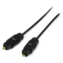 StarTech.com Cable 4,5m TosLink Audio Digital Óptico SPDIF Delgado - Negro