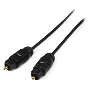 StarTech.com Cable 4,5m TosLink Audio Digital Óptico SPDIF Delgado - Negro