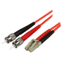 StarTech.com Cable Adaptador de Red de 5m Multimodo Dúplex Fibra Óptica LC-ST 50/125 - Patch Duplex
