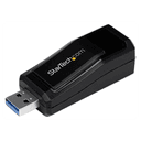StarTech.com Adaptador Tarjeta de Red Externa NIC USB 3.0 a 1 Puerto Gigabit Ethernet 1Gbps RJ45 USB A Sin Dongle