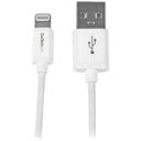 StarTech.com Cable 1m Lightning 8 Pin a USB A 2.0 para Apple iPod iPhone 5 iPad - Blanco