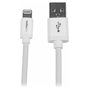 StarTech.com Cable de 2m Lightning de 8 Pin a USB A 2.0 para Apple iPod iPhone 5 iPad - Blanco