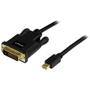 StarTech.com Cable de 1,8m Adaptador de Vídeo Mini DisplayPort a DVI-D - Conversor Pasivo - 1920x1200 - Negro