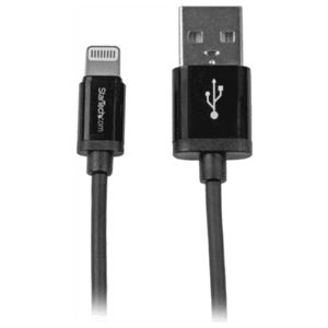 StarTech.com Cable Lightning a USB de 1m - Cable Cargador para iPhone / iPad / iPod - Cable de Carga Rápida - Certificación MFi