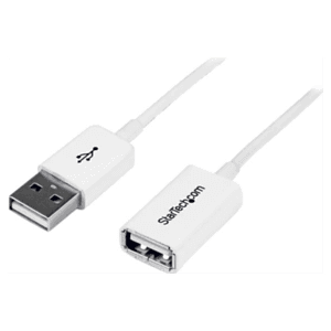 StarTech.com USB 2.0 - Macho a Hembra USB A - Extensor 1m Blanco - Cable