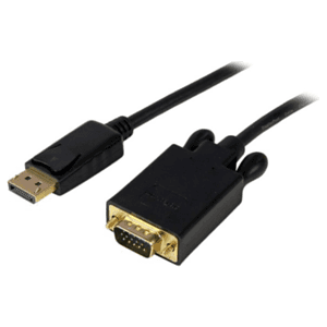 StarTech.com Cable de 1,8m DisplayPort a VGA - Cable Adaptador Activo de DisplayPort a VGA - Vídeo 1080p - Cable de Monitor DP a