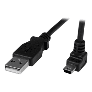 StarTech.com Cable Adaptador 1m USB A Macho a Mini USB B Macho Acodado en Ángulo hacia Arriba