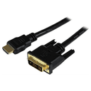 StarTech.com Cable HDMI a DVI 1,5m - DVI-D Macho - HDMI Macho - Adaptador - Negro