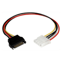 StarTech.com Cable de 30cm Adaptador de Alimentación SATA a LP4 - Hembra a Macho