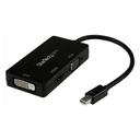 StarTech.com Adaptador Conversor de Mini DisplayPort a VGA DVI o HDMI - Convertidor A/V 3 en 1 para viajes
