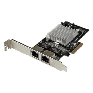 StarTech.com Tarjeta Adaptador de Red PCI Express PCI-E Gigabit Ethernet con 2 Puertos RJ45 Chipset Intel i350
