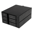 StarTech.com Rack Móvil Backplane de 3 Bahías para Unidades de 3,5 SAS II/SATA III Hot Swap - 6 Gbps - Rack Móvil de Aluminio co
