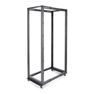 StarTech.com Rack 42U Móvil de Marco Abierto de 4 Columnas para Servidores - Rack de Cuatro Columnas de 19 Pulgadas para Equipo 