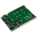 StarTech.com Adaptador de SSD SATA M.2 a SATA de 2.5" - Conversor de M.2 NGFF a SATA - de 7mm - Bracket de Marco Abierto - Adapt