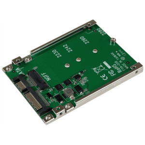 StarTech.com Adaptador de SSD SATA M.2 a SATA de 2.5" - Conversor de M.2 NGFF a SATA - de 7mm - Bracket de Marco Abierto - Adapt