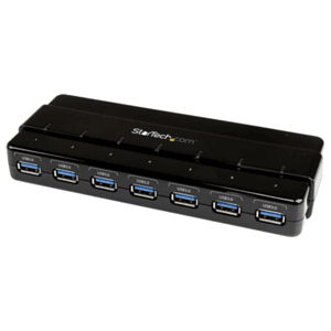 StarTech.com Concentrador Ladrón USB 3.0 de 7 Puertos - 5Gbps - Hub de Sobremesa