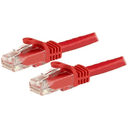 StarTech.com Cable de Red Ethernet Cat6 Sin Enganche de 5m Rojo - Cable Patch Snagless RJ45 UTP