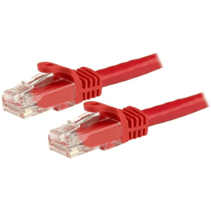 StarTech.com Cable de Red Ethernet Cat6 Sin Enganche de 5m Rojo - Cable Patch Snagless RJ45 UTP