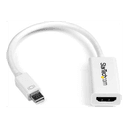 StarTech.com Conversor de Vídeo Mini DisplayPort a HDMI con Audio – Adaptador Activo MDP 1.2 para MacBook Pro – 4K @ 30Hz - Blan