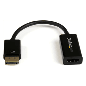 StarTech.com Conversor de Vídeo DisplayPort a HDMI con Audio – Adaptador Activo DP 1.2 para Ordenadores de Sobremesa/Laptops – 4
