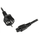 StarTech.com Cable de 1m de Alimentación para Portátiles, Enchufe UE a C5, 2,5A 250V, 18AWG, Cable de Repuesto para Cargador, Ca