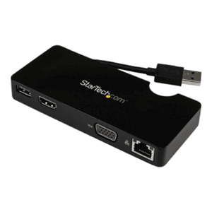StarTech.com Replicador de Puertos USB 3.0 de Viajes con HDMI o VGA - Docking Station para Portátil