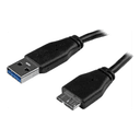 StarTech.com Cable micro USB 3.0 delgado de 15cm