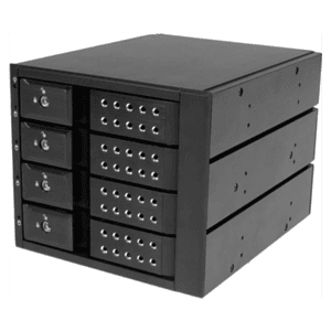 StarTech.com Rack Móvil Backplane de 4 Bahías de Intercambio en Caliente - Rack Móvil Hot Swap sin Bandeja para Unidades de DD S