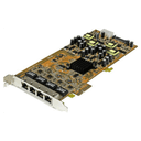 StarTech.com Tarjeta PCI Express de Red Ethernet Gigabit con 4 Puertos RJ45 PoE Power over Ethernet