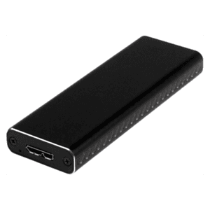StarTech.com Caja USB 3.0 (5Gbps) a SSD M.2 de Aluminio con UASP - Negro - SATA NGFF M.2 con B Key y B+M Key - Caja Portátil Ext
