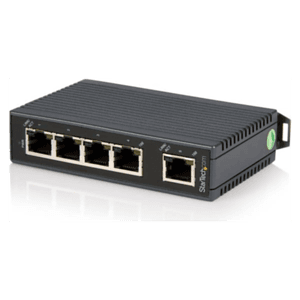 StarTech.com Switch Conmutador Industrial Ethernet de 5 Puertos RJ45 de Montaje en Carril DIN
