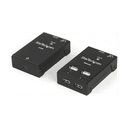 StarTech.com Extensor Alargador USB 2.0 de 4 Puertos por Cable Cat5 o Cat6 - Extensor Compacto USB 2.0 por Ethernet - Hasta 40 M