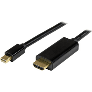 StarTech.com Cable Conversor Mini DisplayPort a HDMI de 1m - Color Negro - Ultra HD 4K
