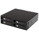 StarTech.com Backplane Rack Móvil 5,25 Pulgadas a 4 Unidades 2,5 SATA/SAS